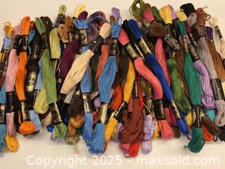MaxSold Auction: 100 Unused Skeins of DMC 100% Cotton Embroidery Floss - Toronto (Ontario, Canada) SELLER MANAGED Downsizing Online Auction - Lamb Avenue