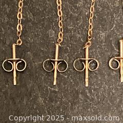 MaxSold Auction: 10K Gold 2 Hole Earrings - Toronto (Ontario, Canada) SELLER MANAGED Downsizing Online Auction - Lamb Avenue