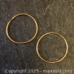 MaxSold Auction: 10K Gold Hoop Earrings - Toronto (Ontario, Canada) SELLER MANAGED Downsizing Online Auction - Lamb Avenue