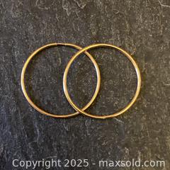 MaxSold Auction: 10K Gold Hoop Earrings - Toronto (Ontario, Canada) SELLER MANAGED Downsizing Online Auction - Lamb Avenue