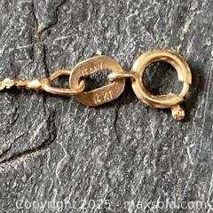 MaxSold Auction: 14K Gold Snake Chain Bracelet - Toronto (Ontario, Canada) SELLER MANAGED Downsizing Online Auction - Lamb Avenue