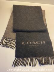 MaxSold Auction: Felted 100% Wool COACH Scarf - Toronto (Ontario, Canada) SELLER MANAGED Downsizing Online Auction - Lamb Avenue