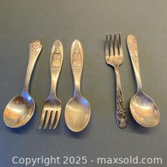 MaxSold Auction: Five Silver Plate BABYS FIRST CUTLERYn Peter Rabbit - Toronto (Ontario, Canada) SELLER MANAGED Downsizing Online Auction - Lamb Avenue