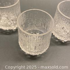 MaxSold Auction: Iittala ULTIMA THULE Shot Glasses Designed by Tapio Eirkkala - Toronto (Ontario, Canada) SELLER MANAGED Downsizing Online Auction - Lamb Avenue
