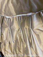 MaxSold Auction: Set of 2 100% Silk Exquisite Custom Made Drapery Panels  - Toronto (Ontario, Canada) SELLER MANAGED Downsizing Online Auction - Lamb Avenue