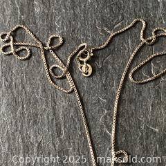 MaxSold Auction: Sterling Silver AMETHYST Cross with Sterling Box Chain - Toronto (Ontario, Canada) SELLER MANAGED Downsizing Online Auction - Lamb Avenue