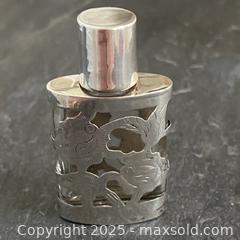 MaxSold Auction: Sterling Silver Etched Glass Bottle - Toronto (Ontario, Canada) SELLER MANAGED Downsizing Online Auction - Lamb Avenue