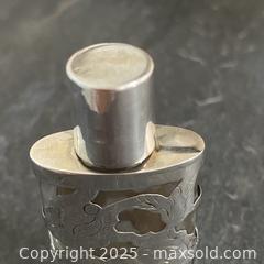 MaxSold Auction: Sterling Silver Etched Glass Bottle - Toronto (Ontario, Canada) SELLER MANAGED Downsizing Online Auction - Lamb Avenue