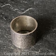 MaxSold Auction: Sterling Silver Hand Hammered Ring - Toronto (Ontario, Canada) SELLER MANAGED Downsizing Online Auction - Lamb Avenue
