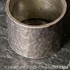 MaxSold Auction: Sterling Silver Hand Hammered Ring - Toronto (Ontario, Canada) SELLER MANAGED Downsizing Online Auction - Lamb Avenue