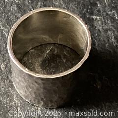 MaxSold Auction: Sterling Silver Hand Hammered Ring - Toronto (Ontario, Canada) SELLER MANAGED Downsizing Online Auction - Lamb Avenue