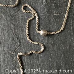 MaxSold Auction: Sterling Silver Long Necklace - Toronto (Ontario, Canada) SELLER MANAGED Downsizing Online Auction - Lamb Avenue