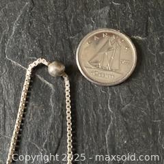 MaxSold Auction: Sterling Silver Long Necklace - Toronto (Ontario, Canada) SELLER MANAGED Downsizing Online Auction - Lamb Avenue