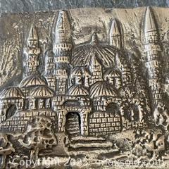 MaxSold Auction: Sterling Silver Repousse of Blue Mosque in Turkey - Toronto (Ontario, Canada) SELLER MANAGED Downsizing Online Auction - Lamb Avenue