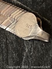 MaxSold Auction: Sterling Silver WIDE Necklace - Toronto (Ontario, Canada) SELLER MANAGED Downsizing Online Auction - Lamb Avenue