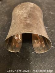 MaxSold Auction: Super WIDE Solid Brushed Sterling Cuff Bracelet - Toronto (Ontario, Canada) SELLER MANAGED Downsizing Online Auction - Lamb Avenue