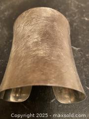 MaxSold Auction: Super WIDE Solid Brushed Sterling Cuff Bracelet - Toronto (Ontario, Canada) SELLER MANAGED Downsizing Online Auction - Lamb Avenue