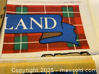 MaxSold Auction: Vintage Lot of 6 Brand New Cotton and Linen Tea Towels - Toronto (Ontario, Canada) SELLER MANAGED Downsizing Online Auction - Lamb Avenue