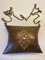 MaxSold Auction: Vintage Repousse Brass Handbag - Toronto (Ontario, Canada) SELLER MANAGED Downsizing Online Auction - Lamb Avenue