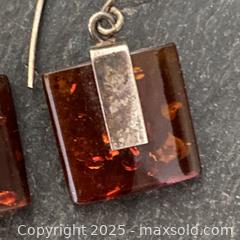 MaxSold Auction: Vintage Sterling Silver and Amber Earrings - Toronto (Ontario, Canada) SELLER MANAGED Downsizing Online Auction - Lamb Avenue