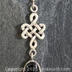 MaxSold Auction: Vintage Sterling Silver and Onyx Drop Earrings - Toronto (Ontario, Canada) SELLER MANAGED Downsizing Online Auction - Lamb Avenue