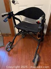 MaxSold Auction: Argo Excursion Rolling Walker / Rollator with Seat - Clearview (Ontario, Canada) SELLER MANAGED Downsizing Online Auction - Simcoe County Road 7 (STORAGE)