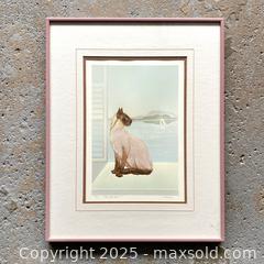 MaxSold Auction: Framed &#39;The Lake View I&#39; by Joanne Collins - Toronto (Ontario, Canada) SELLER MANAGED Reseller Online Auction - Ossington Avenue