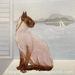 MaxSold Auction: Framed &#39;The Lake View I&#39; by Joanne Collins - Toronto (Ontario, Canada) SELLER MANAGED Reseller Online Auction - Ossington Avenue