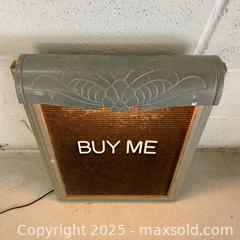 MaxSold Auction: Vintage Letter Board Sign  - Toronto (Ontario, Canada) SELLER MANAGED Reseller Online Auction - Ossington Avenue