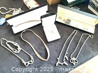 MaxSold Auction: Assorted Jewelry Lot: Necklaces, Bracelets &#38; Pendants (9+ pcs) - Reston (Virginia, USA) SELLER MANAGED Moving Online Auction - Seaford Court