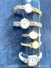 MaxSold Auction: Lot of 5 Women&#39;s Wrist Watches – Timex, Bulova, Seiko &#38; More - Reston (Virginia, USA) SELLER MANAGED Moving Online Auction - Seaford Court
