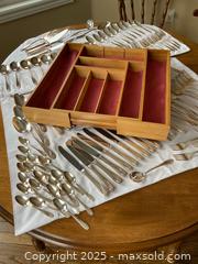 MaxSold Auction: Daffodil 1847 Rogers Silverplate Flatware (Used)  - Barrie (Ontario, Canada) SELLER MANAGED Estate Sale Online Auction - Crompton Drive