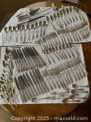 MaxSold Auction: Daffodil 1847 Rogers Silverplate Flatware (Used)  - Barrie (Ontario, Canada) SELLER MANAGED Estate Sale Online Auction - Crompton Drive