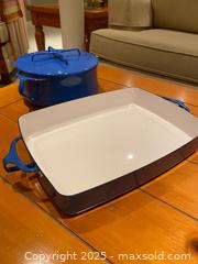 MaxSold Auction: Dansk Blue Enamel bake ware - Barrie (Ontario, Canada) SELLER MANAGED Estate Sale Online Auction - Crompton Drive