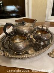 MaxSold Auction: Tea set, tray, and serving utensils  - Barrie (Ontario, Canada) SELLER MANAGED Estate Sale Online Auction - Crompton Drive