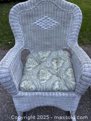 MaxSold Auction: Wicker Rocking Chairs with Pillows - Beckwith (Ontario, Canada) SELLER MANAGED Downsizing Online Auction - Mcgregor Drive