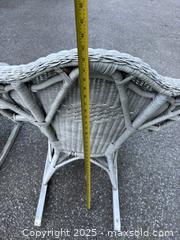 MaxSold Auction: Wicker Rocking Chairs with Pillows - Beckwith (Ontario, Canada) SELLER MANAGED Downsizing Online Auction - Mcgregor Drive
