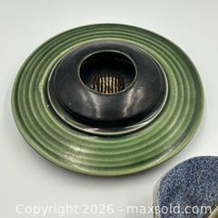 MaxSold Auction: Lot of 2 studio pottery ikebana planters - Hamilton (Ontario, Canada) SELLER MANAGED Reseller Online Auction -  Kings Forest Drive