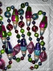 MaxSold Auction: 2 Vintage Radko Blown Glass Garland - Los Angeles (California, USA) SELLER MANAGED Estate Sale Online Auction -  Friar Street