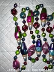 MaxSold Auction: 2 Vintage Radko Blown Glass Garland - Los Angeles (California, USA) SELLER MANAGED Estate Sale Online Auction -  Friar Street