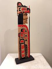 MaxSold Auction: Indigenous Thunderbird Chief Carving Signed - Surrey (British Columbia, Canada) SELLER MANAGED Downsizing Online Auction - 85b Avenue