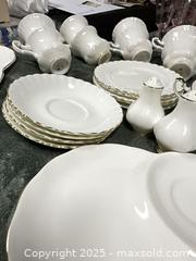 MaxSold Auction: 45 piece set Royal Albert ‘Val Dor’ - Shawnigan Lake (British Columbia, Canada) SELLER MANAGED Estate Sale Online Auction -  Widows Walk                    
