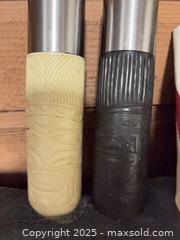 MaxSold Auction: Salt and pepper shaker as well as brand new bag- Indigenous design  - Shawnigan Lake (British Columbia, Canada) SELLER MANAGED Estate Sale Online Auction -  Widows Walk                    