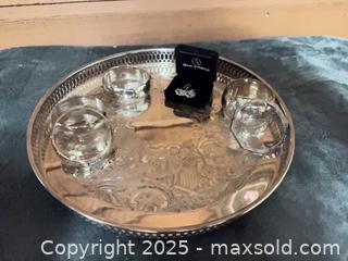 MaxSold Auction: Silver tray with 5 bracelets &#38; earings - Shawnigan Lake (British Columbia, Canada) SELLER MANAGED Estate Sale Online Auction -  Widows Walk                    