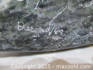 MaxSold Auction: Inuit Rock Carving Of Hunter In Kayak. - Toronto (Ontario, Canada) SELLER MANAGED Reseller Online Auction - Annette Street