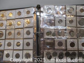 MaxSold Auction: Vintage World Coin Collection In Vinyl Sheets Within Binder. Over 150 World Coins. - Toronto (Ontario, Canada) SELLER MANAGED Reseller Online Auction - Annette Street