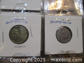 MaxSold Auction: Vintage World Coin Collection In Vinyl Sheets Within Binder. Over 150 World Coins. - Toronto (Ontario, Canada) SELLER MANAGED Reseller Online Auction - Annette Street