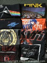 MaxSold Auction: 12 Concert Tee Shirts/Some Vintage  - Saanich (British Columbia, Canada) SELLER MANAGED Reseller Online Auction - Old West Saanich Road
