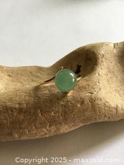 MaxSold Auction: 14 Karat Gold Jadeite Sphere Ring - Saanich (British Columbia, Canada) SELLER MANAGED Reseller Online Auction - Old West Saanich Road