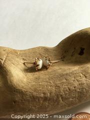 MaxSold Auction: Antique 14 Karat Gold Opal Stud Earrings - Saanich (British Columbia, Canada) PARTNER MANAGED Estate Sale Online Auction - Old West Saanich Road